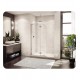 Fleurco V56301 Evolution Monaco 5' Walk in Shower Shield with Round Top