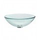 Kraus GV-101FR Frosted 17" Glass Round Single Bowl Vessel Bathroom Sink