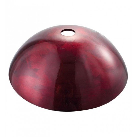 Kraus GV-200 Galaxy Red 17" Irruption Glass Round Single Bowl Vessel Bathroom Sink
