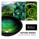 Kraus GV-391-19MM Nature 17" Single Bowl Nei Tempered Glass Vessel Bathroom Sink in Green