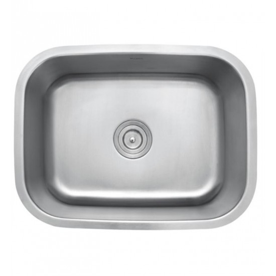 Kraus KBU12 23" Single Bowl Undermount Stainless Steel Rectangular Kitchen Sink