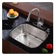 Kraus KBU12 23" Single Bowl Undermount Stainless Steel Rectangular Kitchen Sink