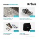 Kraus KBU12 23" Single Bowl Undermount Stainless Steel Rectangular Kitchen Sink