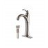 With Matching Pop-Up Drain in Satin Nickel
