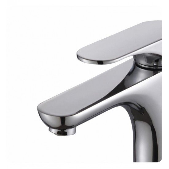 Kraus FVS-13900 Aquila 5 3/8" 1.2 GPM Single Hole Vessel Bathroom Sink Faucet