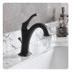 Kraus KBF-1201 Arlo 8" One Hole Bathroom Sink Faucet with Lift Rod Drain and Deck Plate