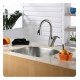 Kraus KBU15 19 3/4" Single Bowl Undermount Stainless Steel Square Kitchen Sink