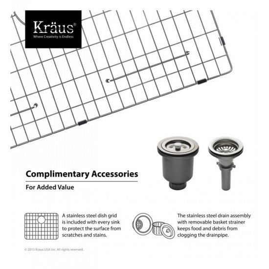 Kraus KBU22-1630-42 32 1/4" Double Bowl Undermount Stainless Steel Kitchen Sink with Nola Pull Down Kitchen Faucet and Soap Dispenser