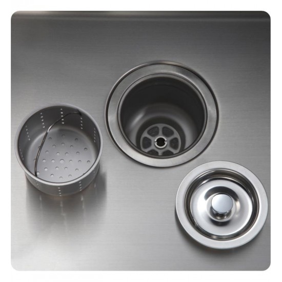 Kraus KBU24-1630-42 32" Double Bowl Undermount Stainless Steel Kitchen Sink with Nola Pull Down Kitchen Faucet and Soap Dispenser