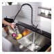 Kraus KHU100-30-1630-42 30" Single Bowl Undermount Stainless Steel Kitchen Sink with Nola Pull Down Kitchen Faucet and Soap Dispenser