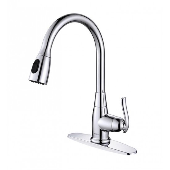 Kraus KHU100-30-KPF2230-KSD30 30" Single Bowl Undermount Stainless Steel Kitchen Sink with Kitchen Faucet and Soap Dispenser