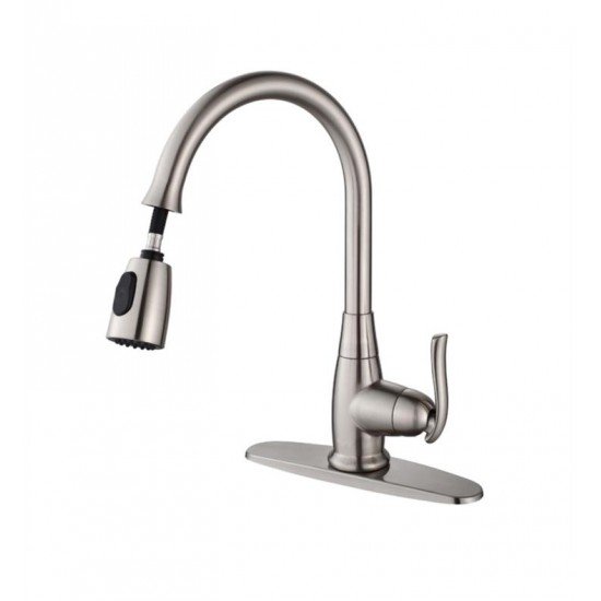 Kraus KHU100-30-KPF2230-KSD30 30" Single Bowl Undermount Stainless Steel Kitchen Sink with Kitchen Faucet and Soap Dispenser