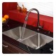 Kraus KHU103-33-KPF2230-KSD30SN 32 3/4" Double Bowl Undermount Stainless Steel Kitchen Sink with Kitchen Faucet and Soap Dispenser