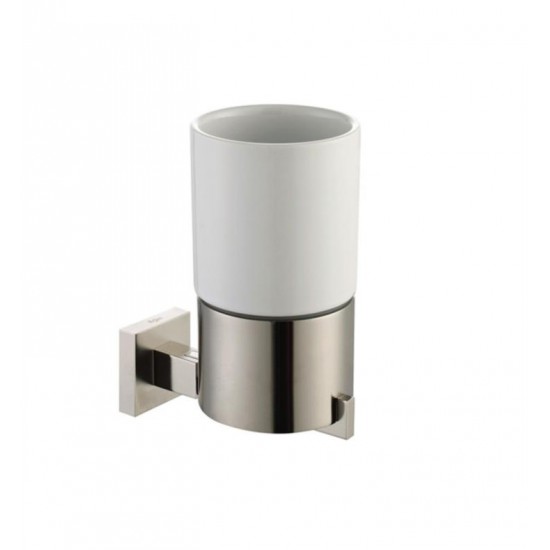 Kraus KEA-14404 Aura 2 3/4" Wall Mount Ceramic Tumbler Holder