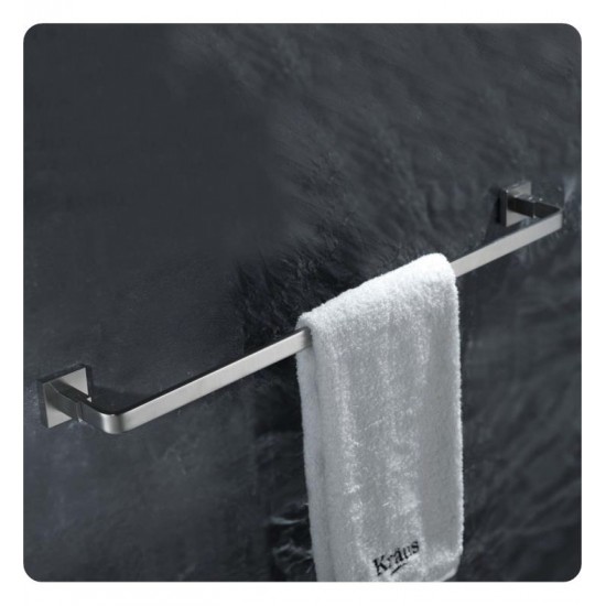 Kraus KEA-14437 Aura 23 5/8" Wall Mount Towel Bar