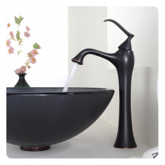 Kraus KEF-15000 Ventus Exquisite 7" 1.2 GPM Single Hole Vessel Bathroom Sink Faucet