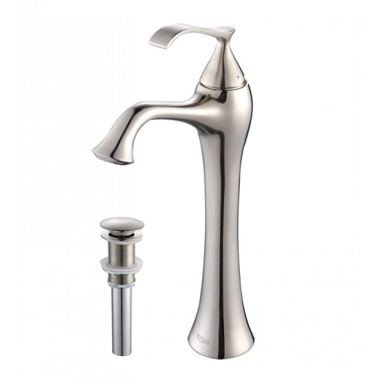 Kraus KEF-15000 Ventus Exquisite 7" 1.2 GPM Single Hole Vessel Bathroom Sink Faucet