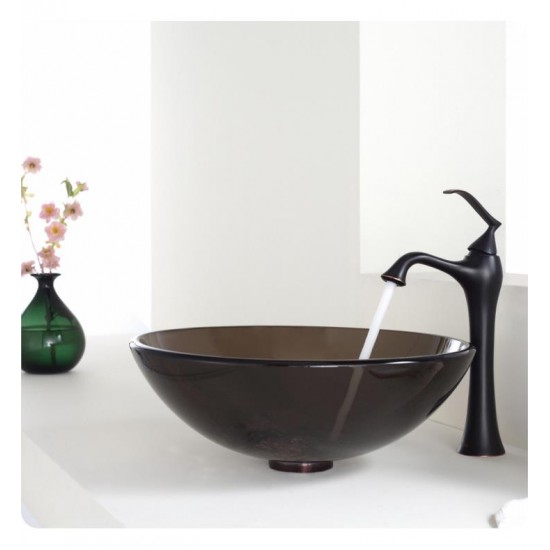 Kraus KEF-15000 Ventus Exquisite 7" 1.2 GPM Single Hole Vessel Bathroom Sink Faucet