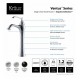 Kraus KEF-15000 Ventus Exquisite 7" 1.2 GPM Single Hole Vessel Bathroom Sink Faucet