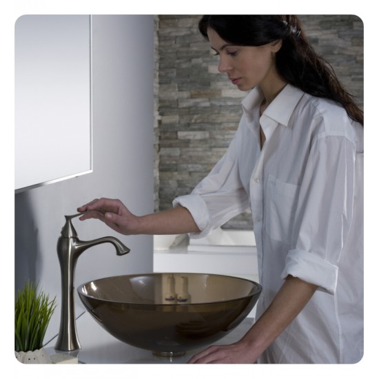 Kraus KEF-15000 Ventus Exquisite 7" 1.2 GPM Single Hole Vessel Bathroom Sink Faucet