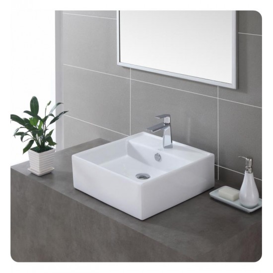 Kraus KEF-15301 Aplos Exquisite 5 3/4" Single Handle Vessel Bathroom Sink Faucet with Lift Rod Drain