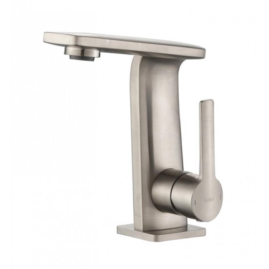 Kraus KEF-15401 Novus Exquisite 4 7/8" 1.5 GPM Single Hole Mid-Arc Bathroom Sink Faucet