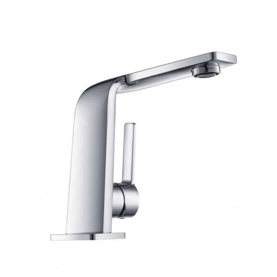 Kraus KEF-15401 Novus Exquisite 4 7/8" 1.5 GPM Single Hole Mid-Arc Bathroom Sink Faucet