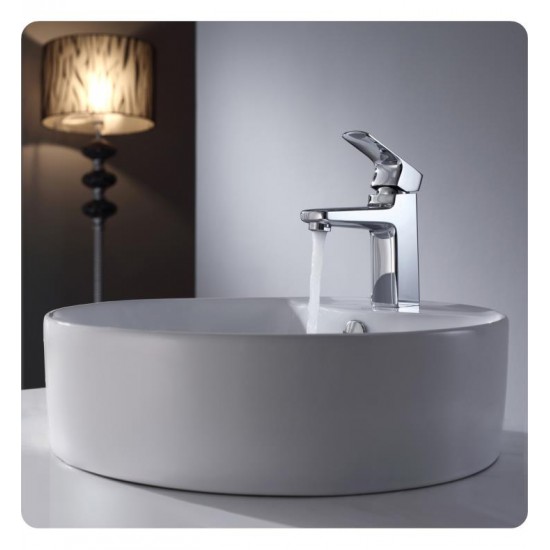 Kraus KEF-15501 Virtus Exquisite 5 3/4" 1.5 GPM Single Hole Vessel Bathroom Sink Faucet