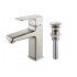 With Matching Pop-Up Drain in Brushed Nickel