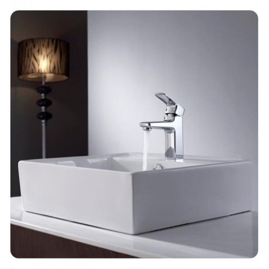 Kraus KEF-15501 Virtus Exquisite 5 3/4" 1.5 GPM Single Hole Vessel Bathroom Sink Faucet