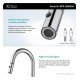 Kraus KHU322-2620-41 Pax 31 1/2" Double Bowl Undermount Stainless Steel Kitchen Sink with Pull-Down Kitchen Faucet and Soap Dispenser