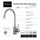 Kraus KBU11-KPF2160-SD20 20 3/4" Single Bowl Undermount Stainless Steel Kitchen Sink with Bar Faucet and Soap Dispenser