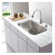 Kraus KBU14-KPF2230-KSD30 31 1/2" Single Bowl Undermount Stainless Steel Kitchen Sink with Faucet and Soap Dispenser