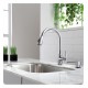 Kraus KBU14-KPF2230-KSD30 31 1/2" Single Bowl Undermount Stainless Steel Kitchen Sink with Faucet and Soap Dispenser