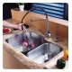 Kraus KBU23-KPF1612-KSD30 32 3/8" Double Bowl Undermount Stainless Steel Kitchen Sink with Commercial Style Kitchen Faucet and Soap Dispenser