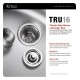 Kraus KBU23E Outlast MicroShield 32 3/8" Double Bowl Undermount Stainless Steel Rectangular Kitchen Sink