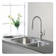 Kraus KBU26 30 3/4" Double Bowl Undermount Stainless Steel Rectangular Kitchen Sink