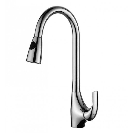 Kraus KHU101-23-KPF1612-KSD30 23" Single Bowl Undermount Stainless Steel Kitchen Sink with Commercial Style Kitchen Faucet and Soap Dispenser