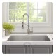 Kraus KHU29-1610-53 Pax 28 1/2" Single Bowl Undermount Stainless Steel Kitchen Sink with Pull Down Kitchen Faucet and Soap Dispenser