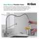 Kraus KHU29-1610-53 Pax 28 1/2" Single Bowl Undermount Stainless Steel Kitchen Sink with Pull Down Kitchen Faucet and Soap Dispenser