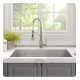 Kraus KHU32-1610-53 Pax 31 1/2" Single Bowl Undermount Stainless Steel Kitchen Sink with Pull Down Kitchen Faucet and Soap Dispenser