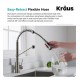 Kraus KHU32-1610-53 Pax 31 1/2" Single Bowl Undermount Stainless Steel Kitchen Sink with Pull Down Kitchen Faucet and Soap Dispenser