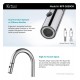 Kraus KHU32-2620-41 Pax 30 1/2" Single Bowl Undermount Stainless Steel Kitchen Sink with Pull-Down Kitchen Faucet and Soap Dispenser