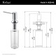 Kraus KHU32-2620-41 Pax 30 1/2" Single Bowl Undermount Stainless Steel Kitchen Sink with Pull-Down Kitchen Faucet and Soap Dispenser