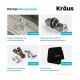 Kraus KBU14 31 1/2" Single Bowl Undermount Stainless Steel Rectangular Kitchen Sink