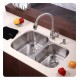 Kraus KBU24 32" Double Bowl Undermount Stainless Steel Rectangular Kitchen Sink