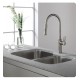 Kraus KBU24 32" Double Bowl Undermount Stainless Steel Rectangular Kitchen Sink