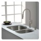 Kraus KBU24 32" Double Bowl Undermount Stainless Steel Rectangular Kitchen Sink