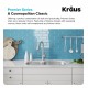 Kraus KBU25 32 3/8" Double Bowl Undermount Stainless Steel Rectangular Kitchen Sink