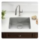 Kraus KD1US25B Dex 24 3/4" Single Bowl Undermount Stainless Steel Rectangular Kitchen Sink